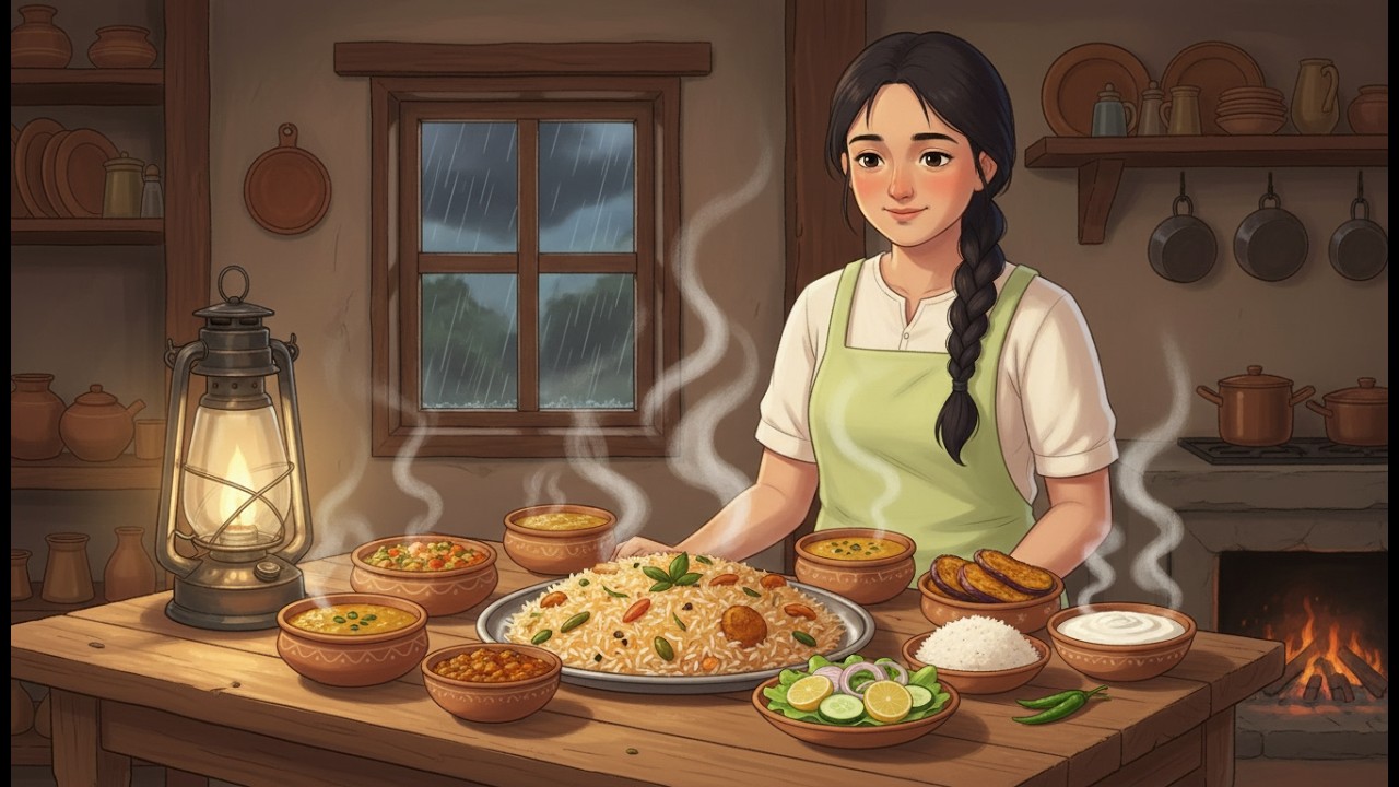 Cooking 7 Traditional Dishes for a Wedding 🍚 | Cozy Rainy Kitchen Story