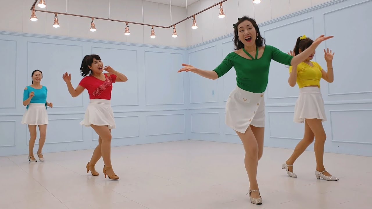 Lucky Lips Line Dance Absolute Beginner 럭키립스라인댄스