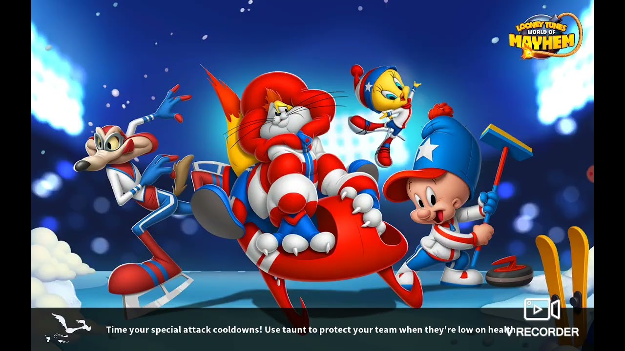 Looney tunes world of mayhem new alpine skier tweety event 
