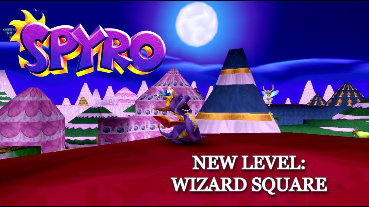 NEW SPYRO LEVEL: Wizard Square by AdamTheDragon- Download in description!!!