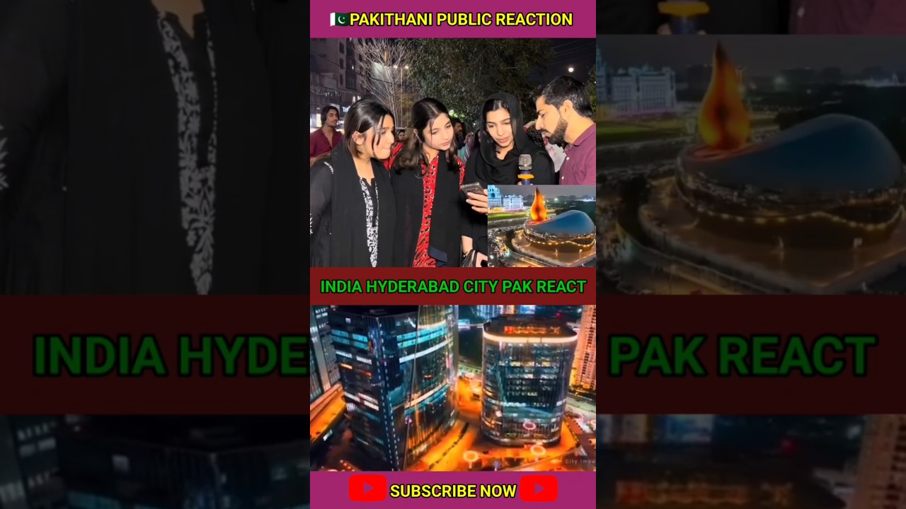 Pakistani Reaction to Hyderabad City, India | Exploring the Beauty & Culture #shorts #ytshorts