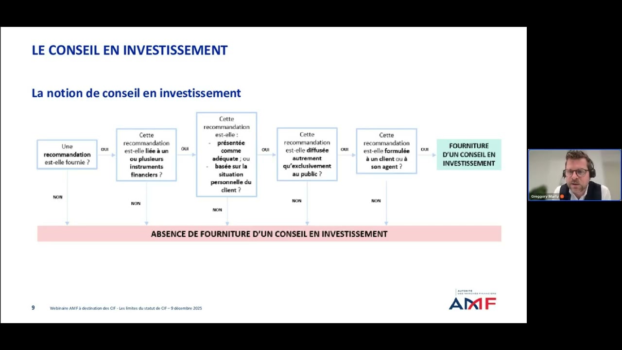 Webinaire - Les limites du statut de conseiller en investissements financiers (CIF)
