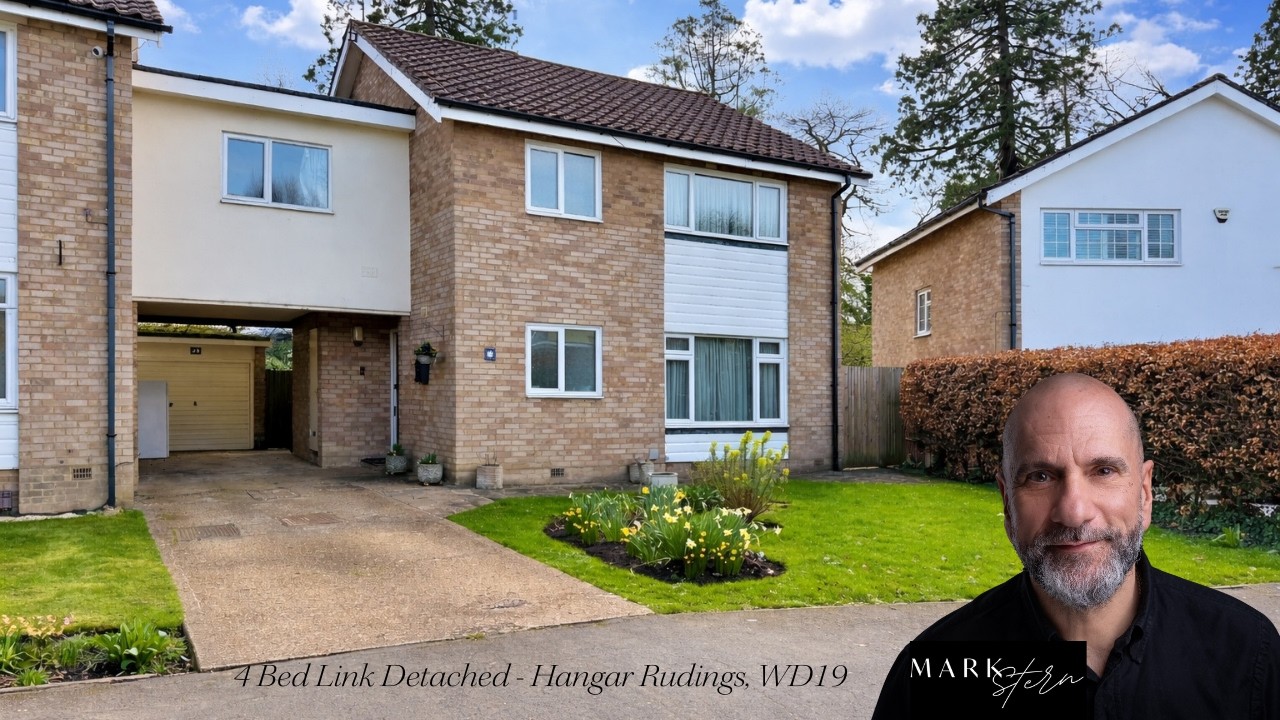 4 Bed Link Detached Family Home with Scope to Extend. Hangar Rudings, Carpenders Park. Chain Free