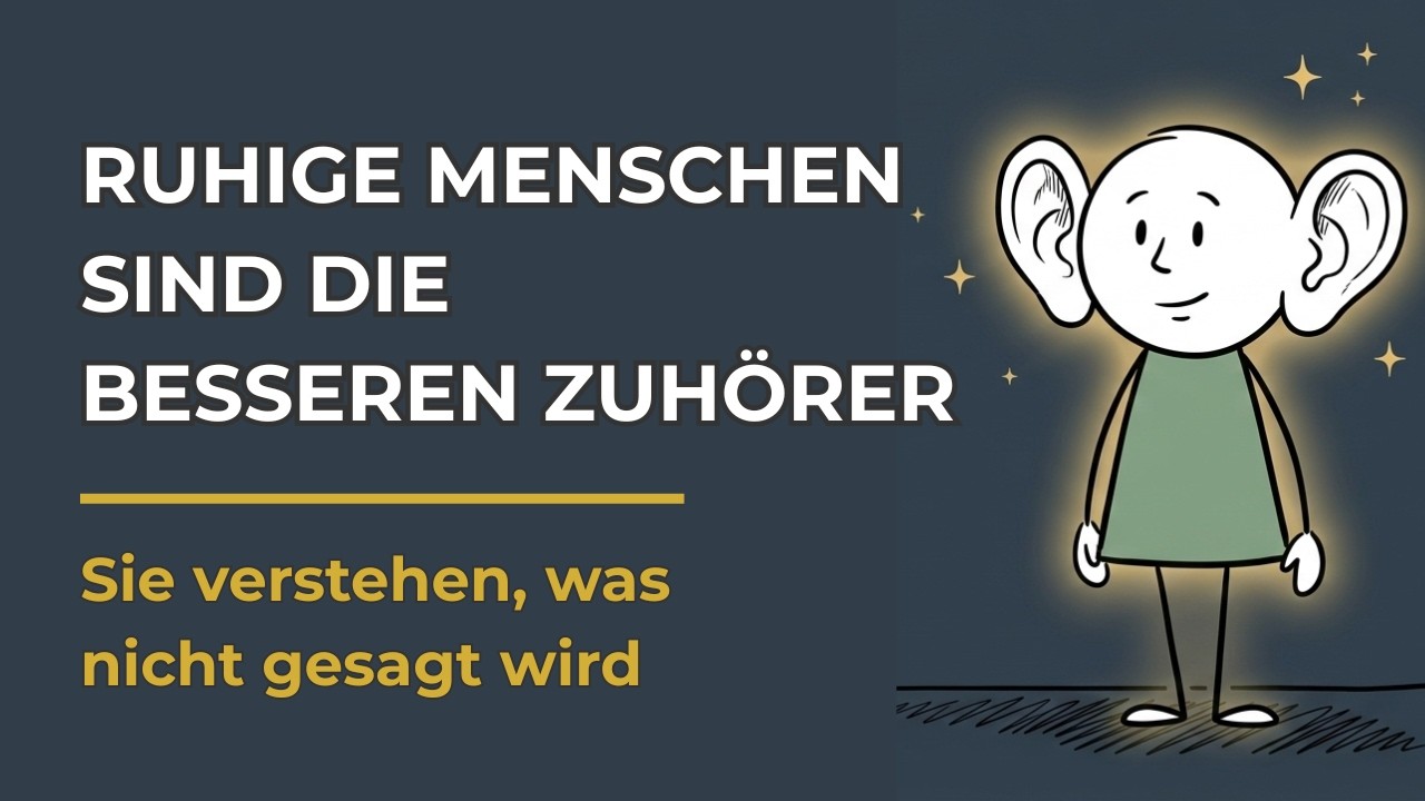 Warum ruhige Menschen die besseren Zuhörer sind (das übersehen die meisten)!
