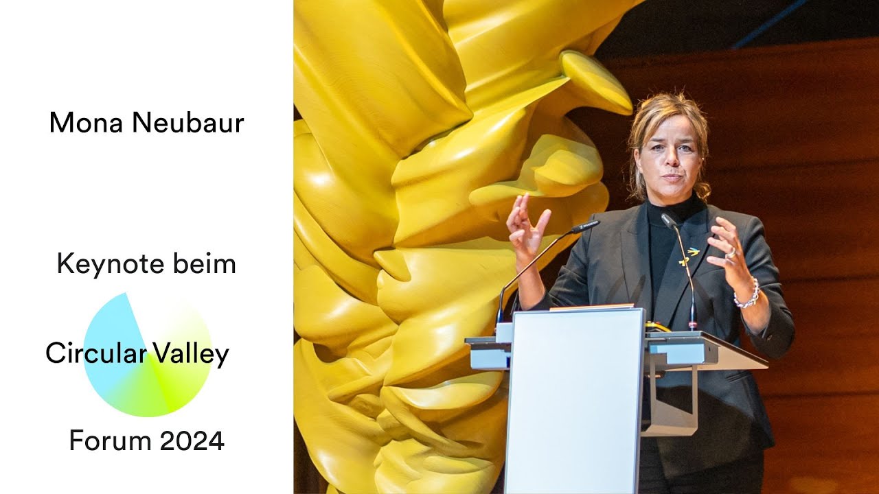 Mona Neubaur - Keynote beim Circular Valley Forum 2024