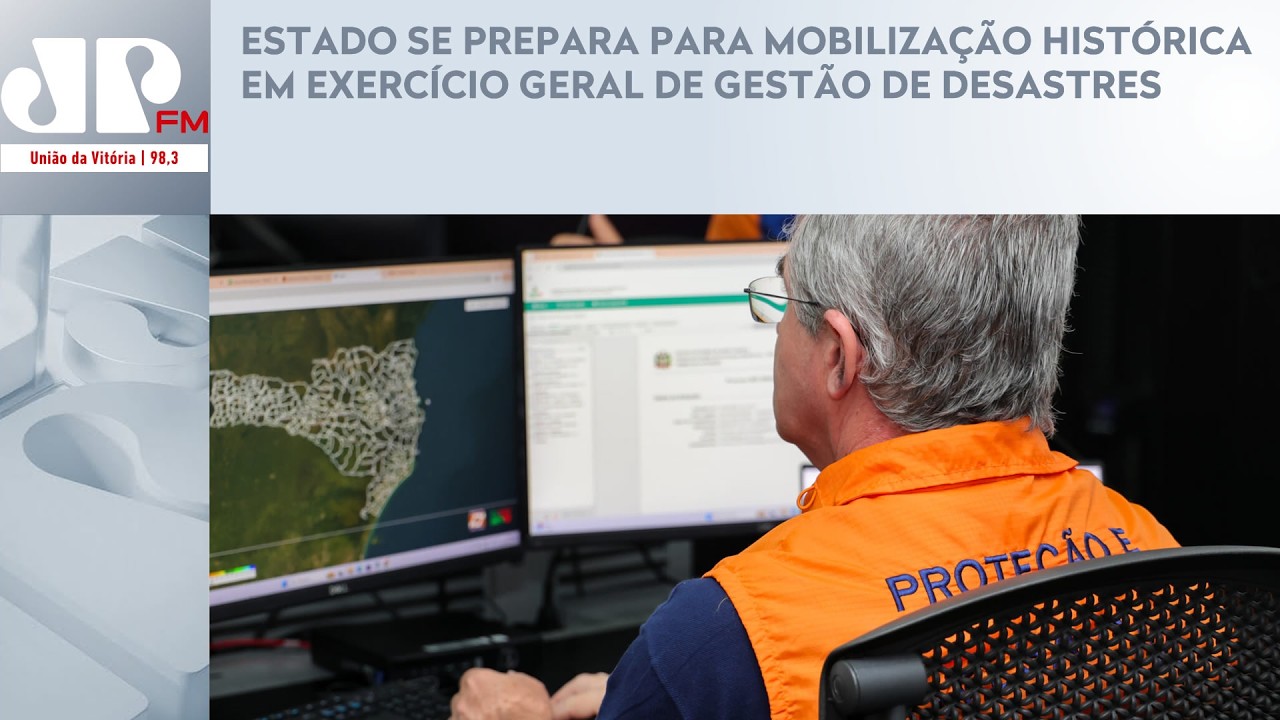 ESTADO SE PREPARA PARA MOBILIZAÇÃO HISTÓRICA EM EXERCÍCIO GERAL DE GESTÃO DE DESASTRES