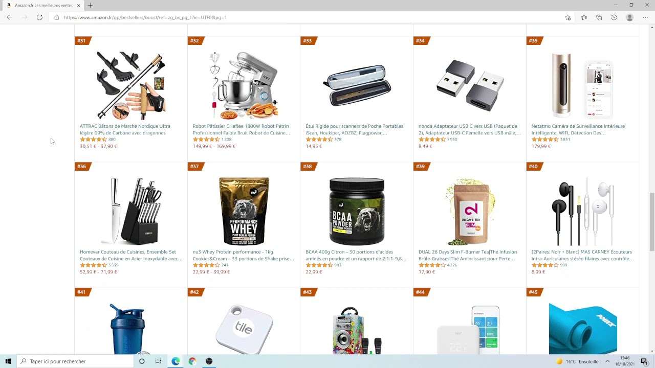 MEILLEUR VENTE SUR AMAZON