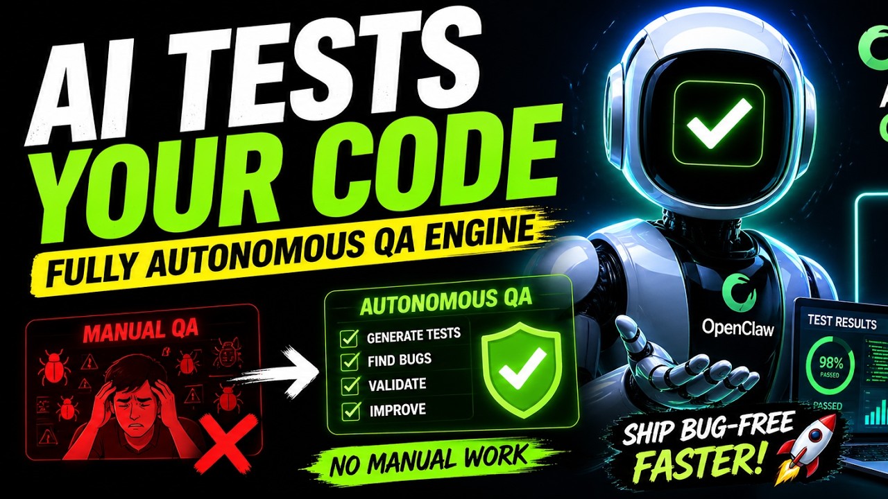 Autonomous QA Engine with OpenClaw 🤖 (Zero Manual Testing!)