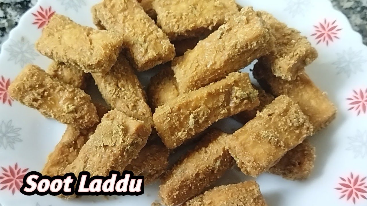 Gud pare| Soot Laddu halwai style| Jaggery Laddu @BONNA FOODS