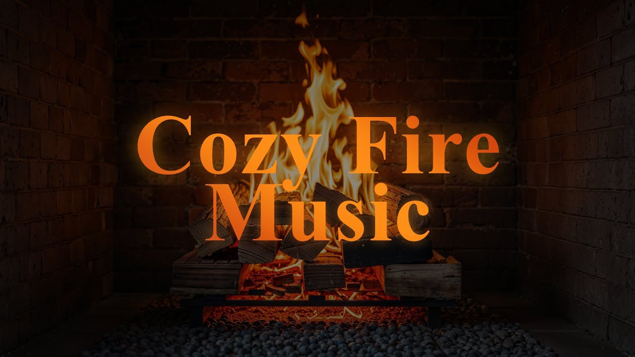 🎄 Christmas Fireplace Ambience | Cozy Room Atmosphere with Soft Background Music