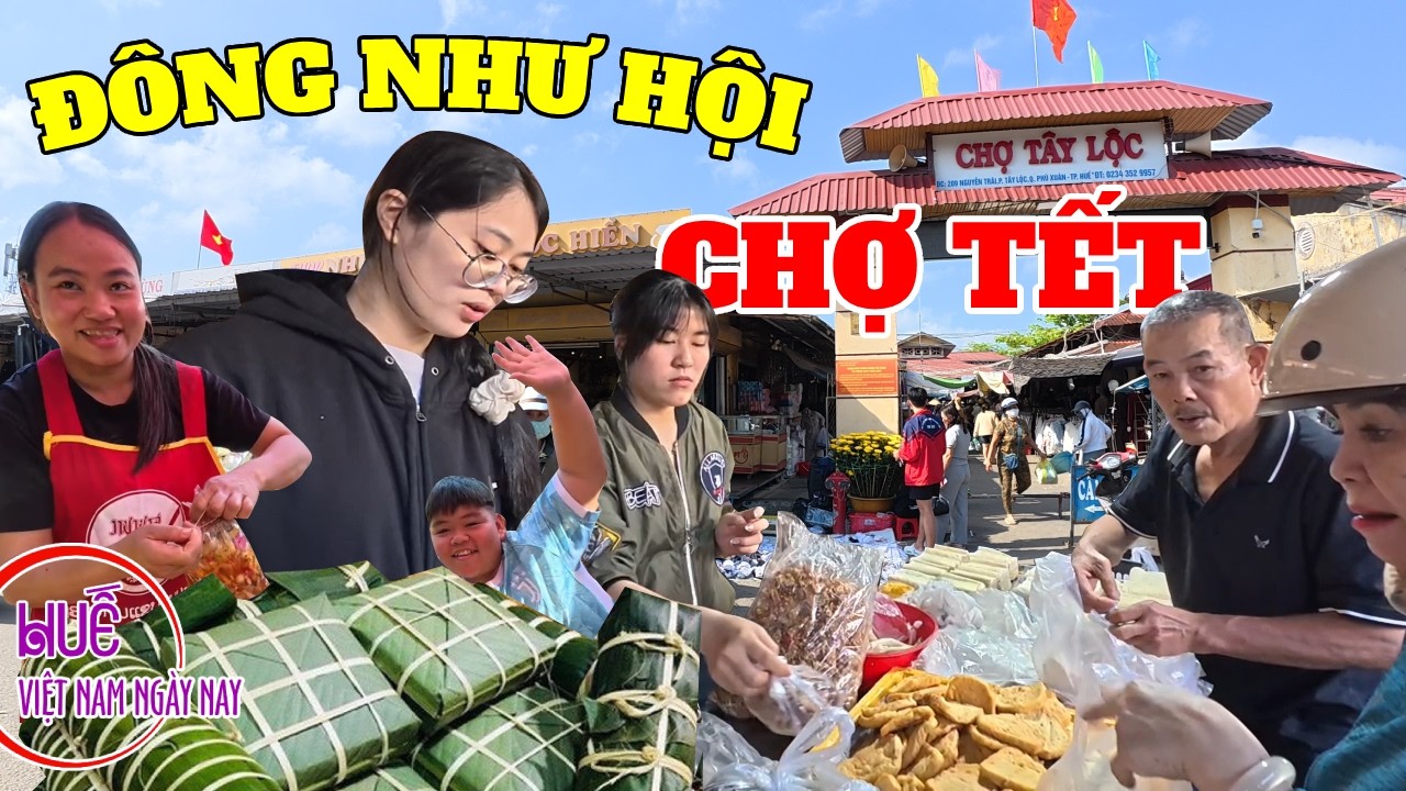 Chợ Tết Nội Thành | Hết thảy người dân hối hả mua sắm phút chót chợ Tây Lộc nhiều món mới ngon lành!