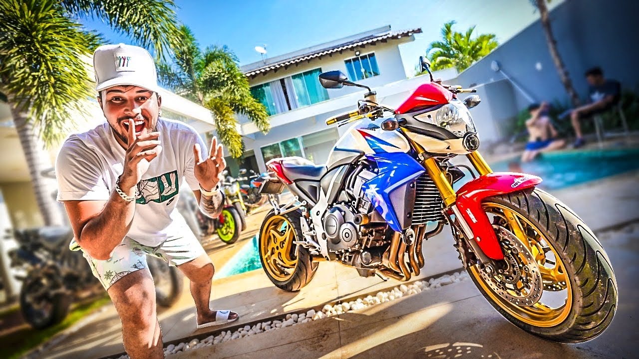 FUI PRA CASA DO LAGO DE CB1000 SÓ O CANO !! * 4º temporada muitaaa trolagem *