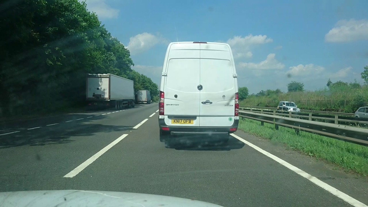 driving on A10 towards Hoddesdon 250517