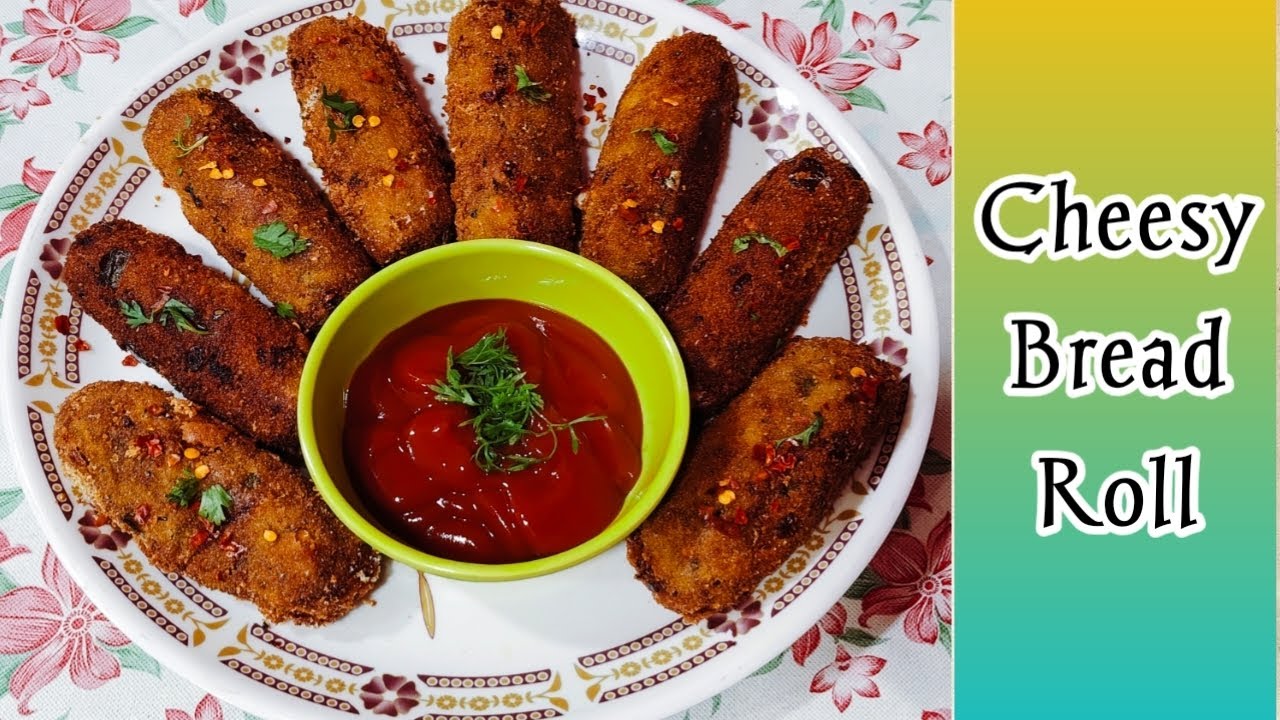 Bread Roll Recipe/ Ramzan/Iftar Special Recipe/ How to Make Crispy & Cheesy Bread Roll/ ब्रेड रोल😋👌