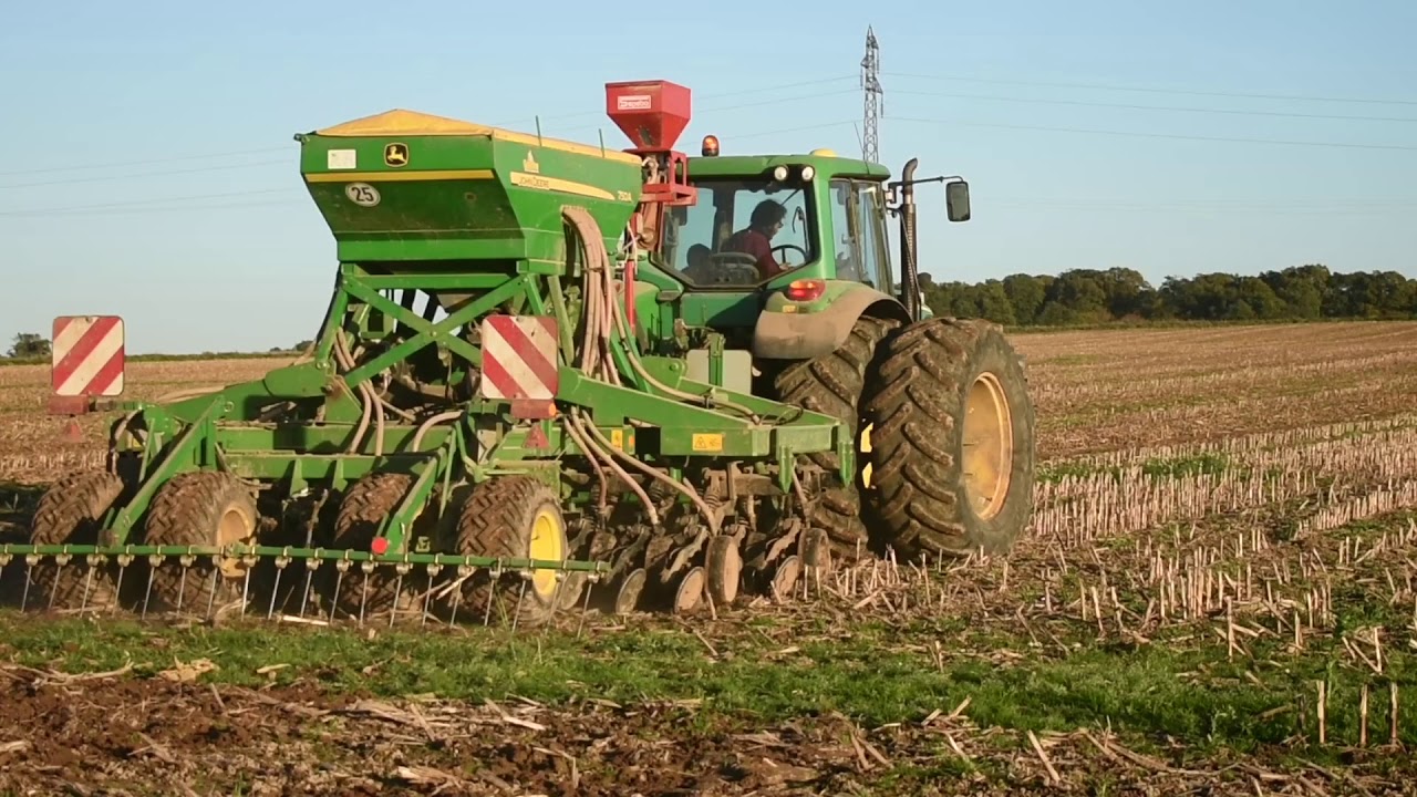 semis direct de blé 2017 en JOHN DEERE