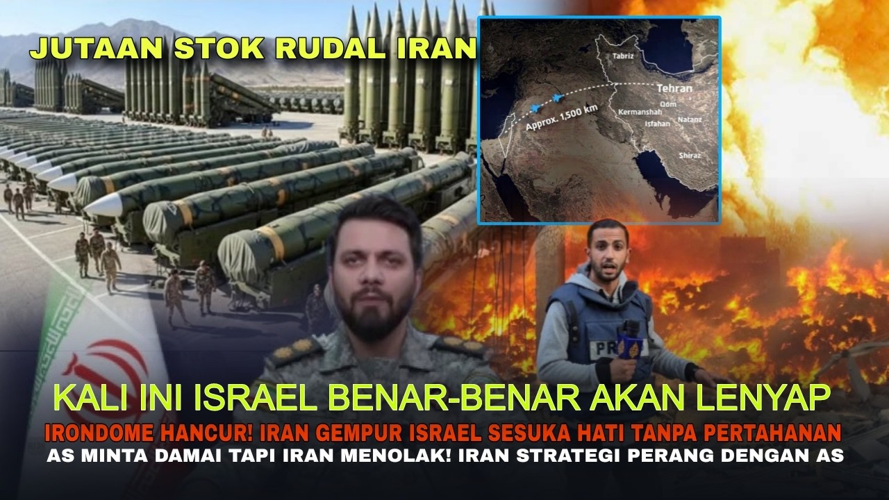 NGERI! IRAN SIAPKAN SERANGAN BESAR-BESARAN! ISRAEL PASRAH! AS-ISRAEL MINTA DAMAI TAPI IRAN MENOLAK