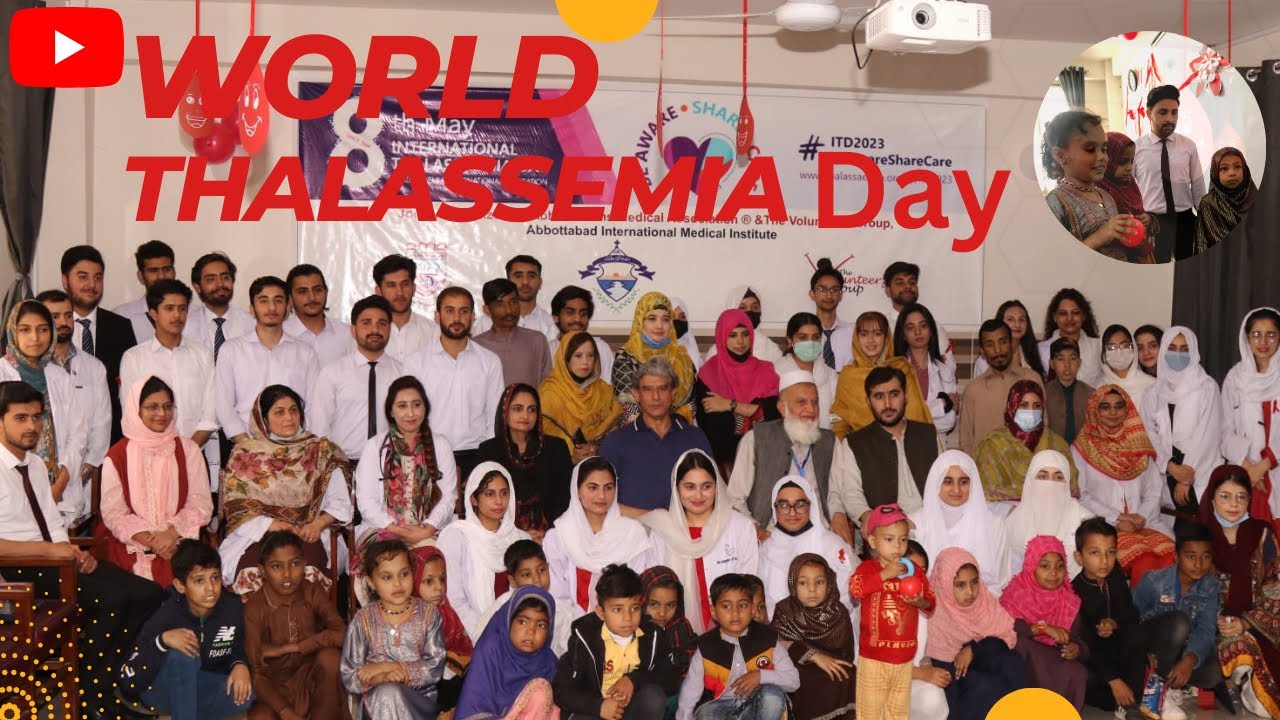 World thalassemia day at abbottabad international medical and dental college