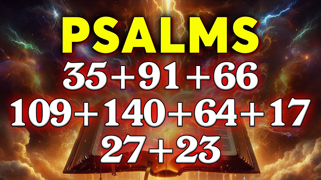 The Most Powerful Warfare Psalms Against Evil Attacks | Psalms 35, 91, 66, 109, 140, 64, 17, 27, 23