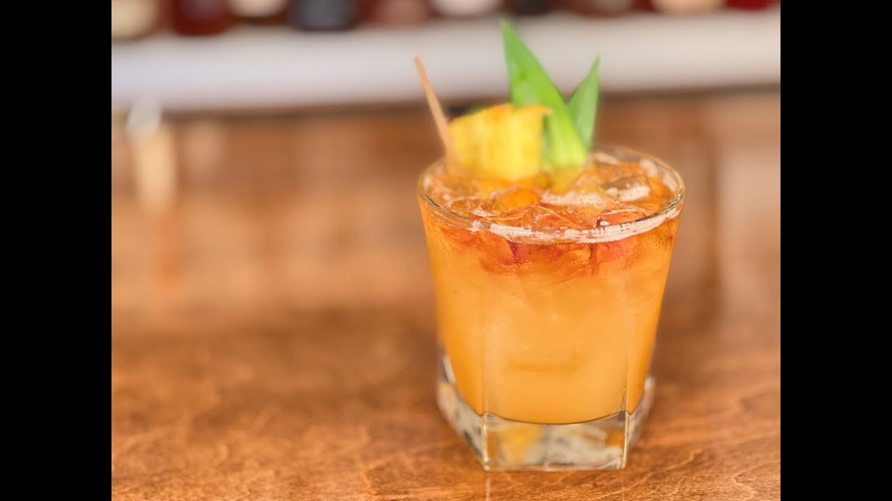The Bermuda Rum Swizzle, here's how to make the National Drink of Bermuda.