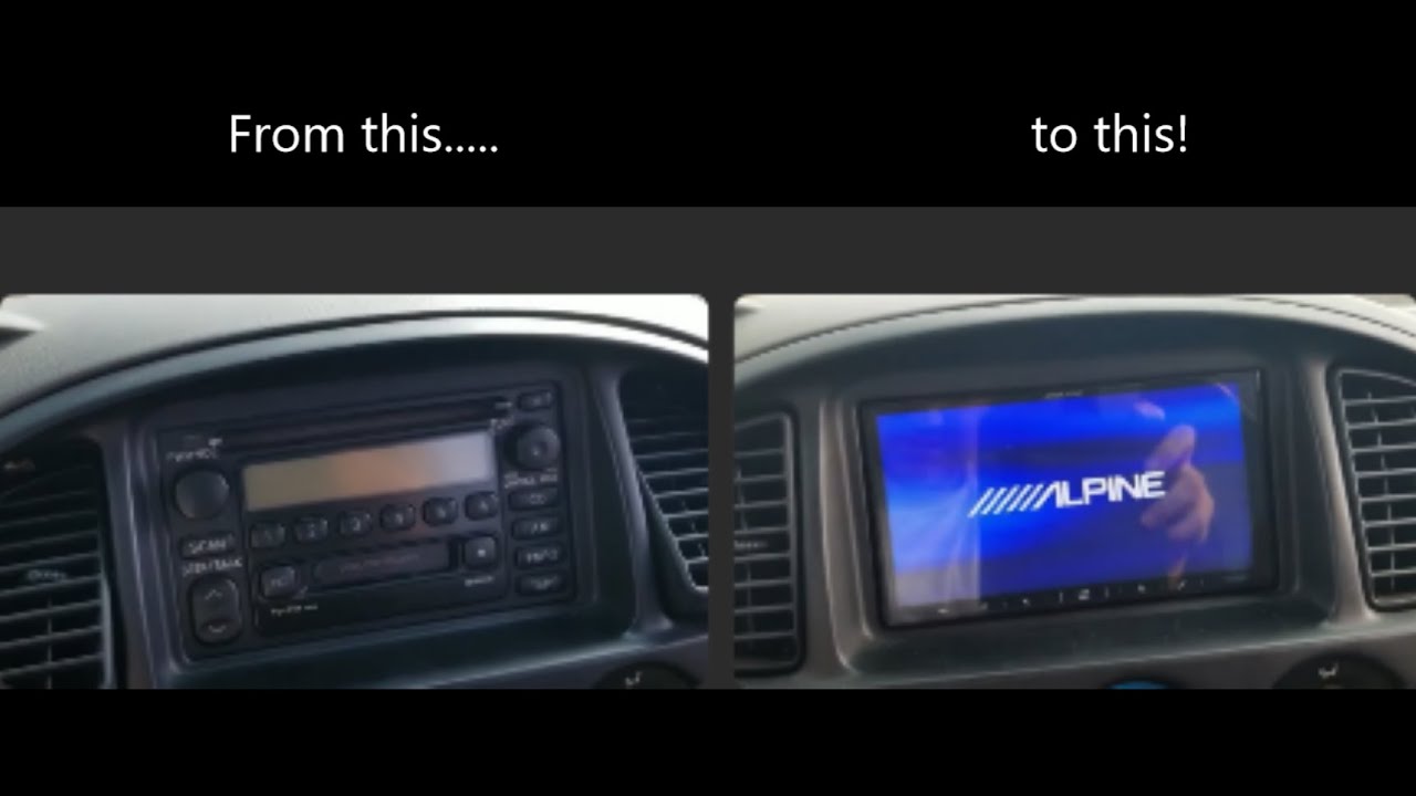 How to Install a New Car Stereo in an older car. Part 1