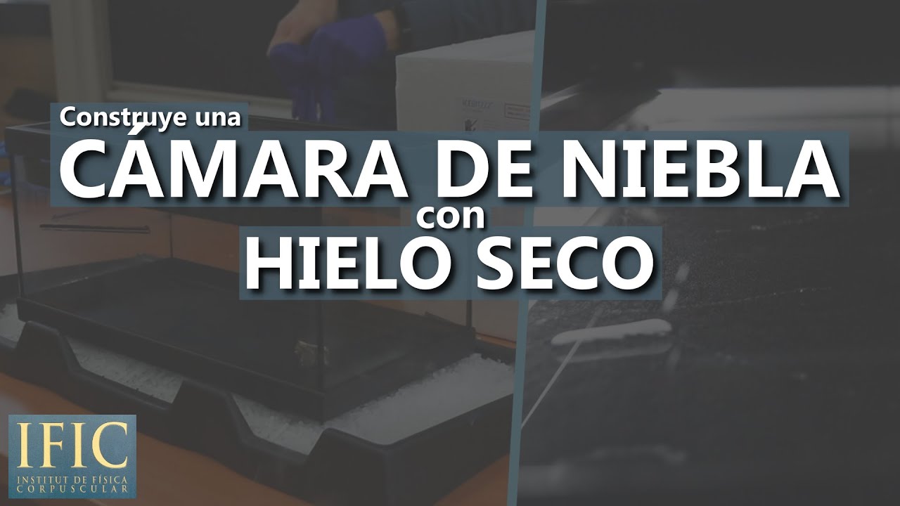 Experimentos sencillos: Cámara de niebla con hielo seco e isopropanol