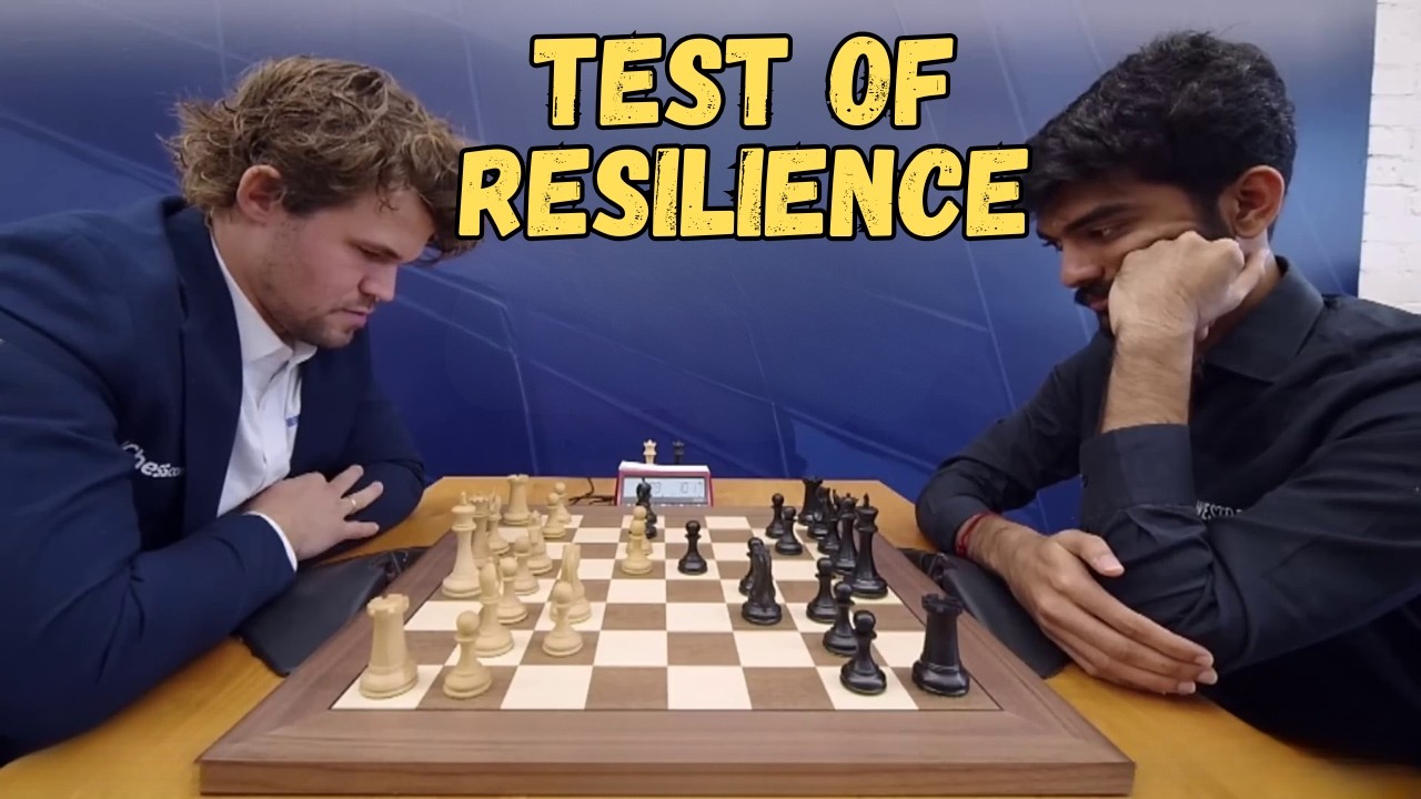 Ultimate Test Of Resilience! Magnus Carlsen vs D. Gukesh