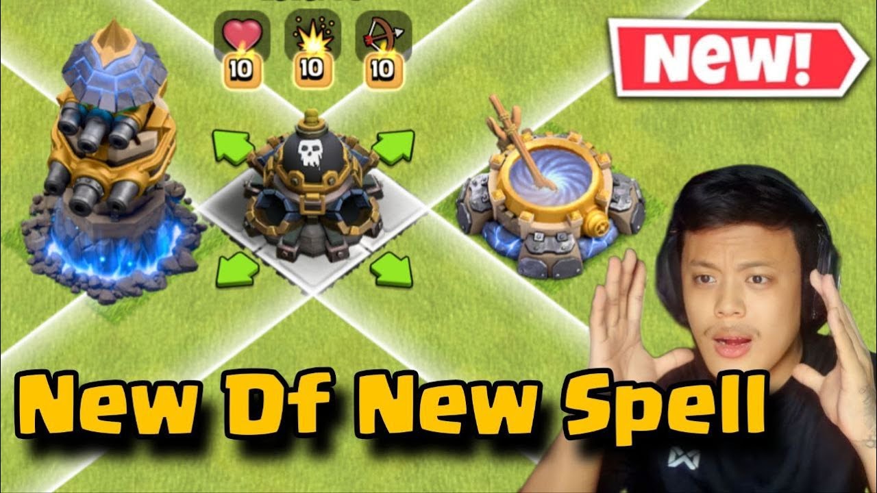 TH 18 နဲ့အတူ ပါလာမဲ့ New Defense နှင့် New Spell အကြောင်း (Clash of Clans)