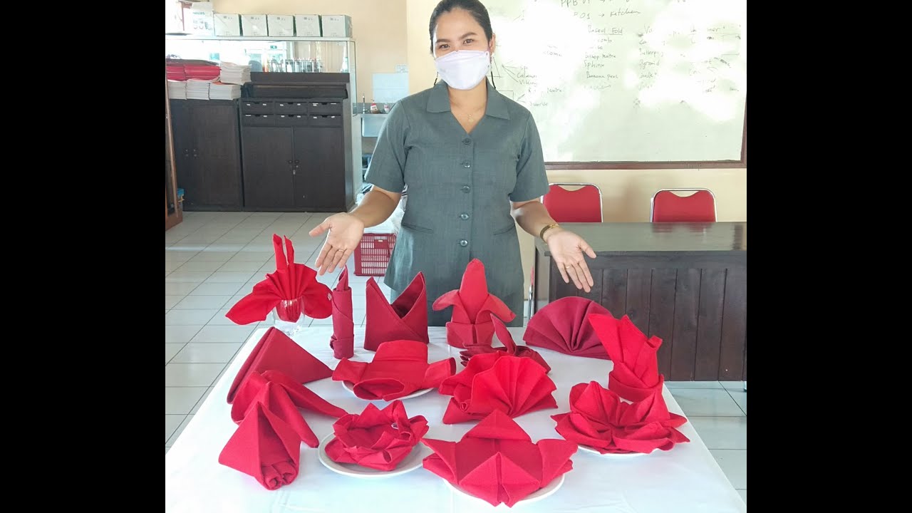 KD 4.5 MEMBUAT LIPATAN SERBET (NAPKIN FOLDED)