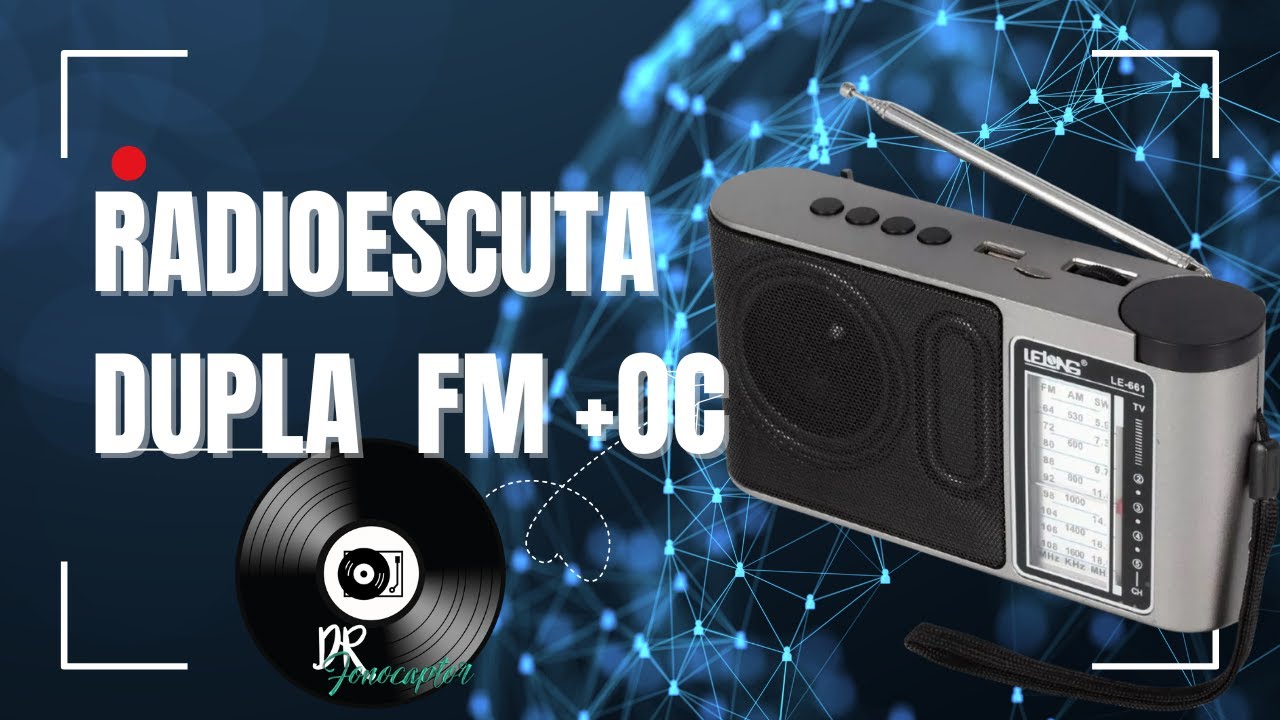📻 Radioescuta em FM com o Lelong LE-661 + Bônus OC com DEGEN DE-1103