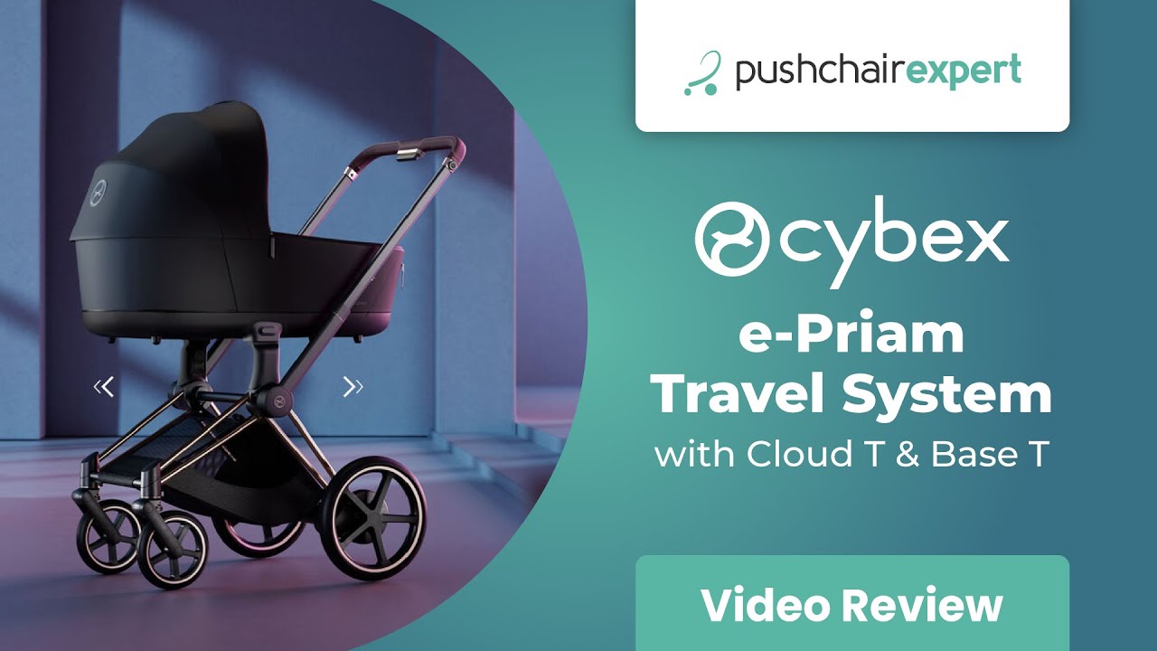 Полный обзор детской дорожной системы Cybex ePriam с креплениями Cloud T и Base T.