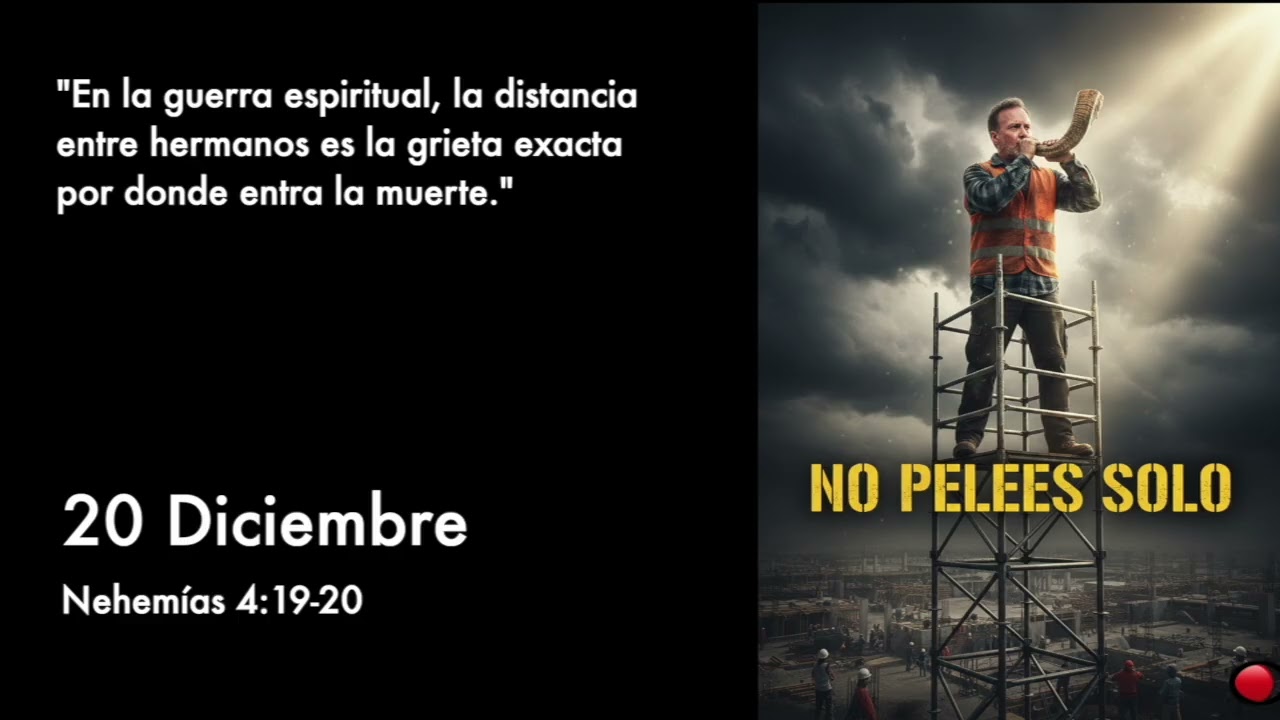 📢 ¡NO PELEES SOLO! 🐺 Por qué te van a CAZAR si te aíslas (Nehemías 4)