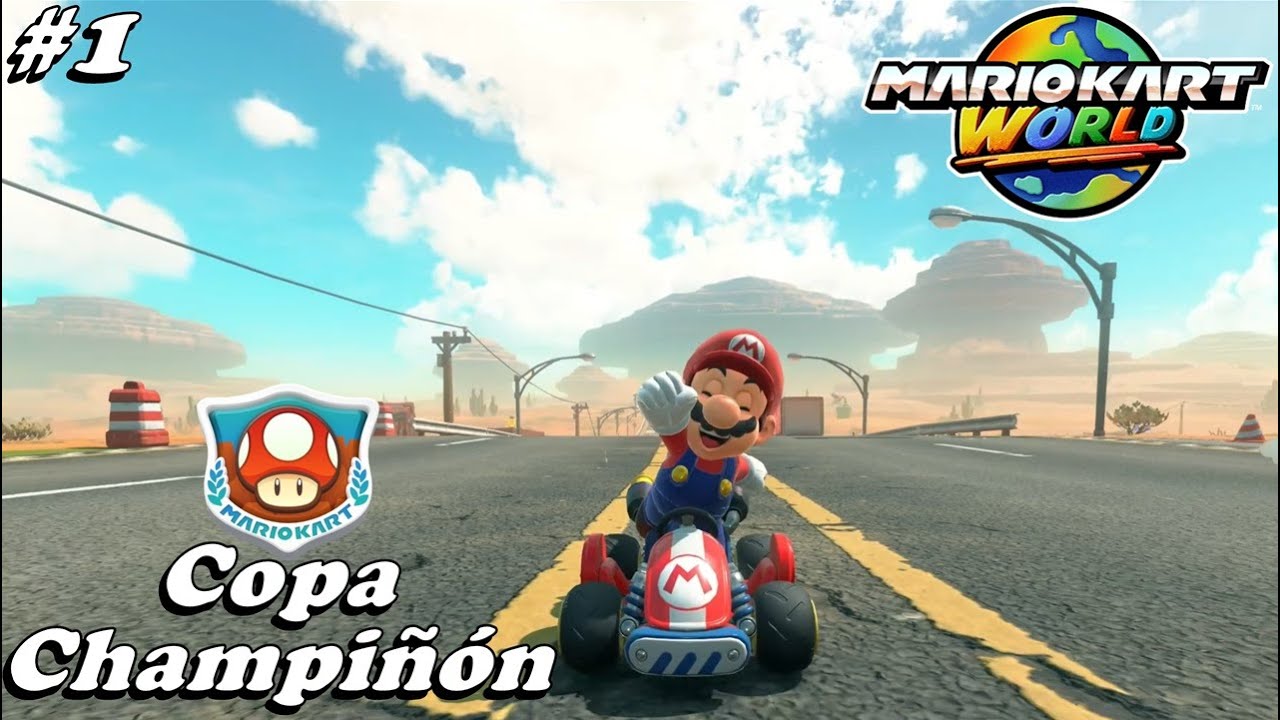 As&iacute; es Mario Kart World en Linaje Gamer - Copa Champi&ntilde;&oacute;n 150 Cc. #mariokartworld #mariokart