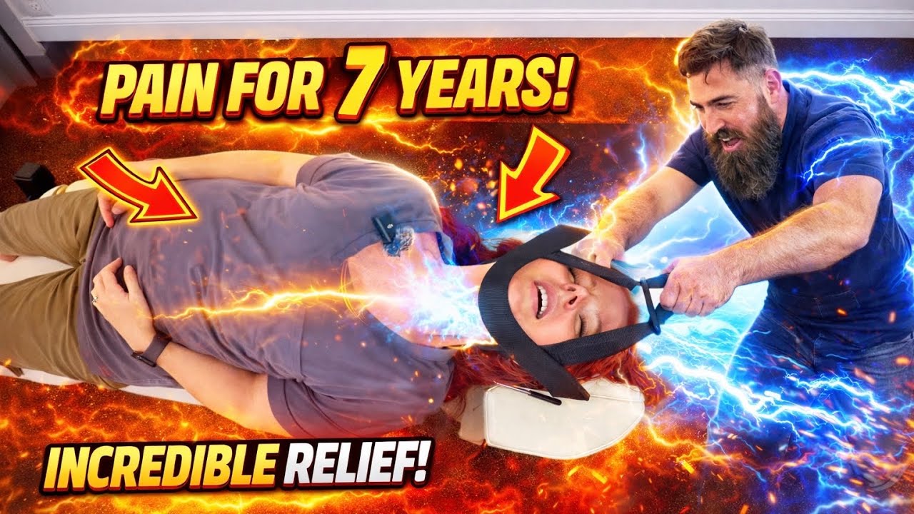 Full-Speed Crash Left Her in Pain for 7 Years!! She Needed Her Neck Pulled! 😳