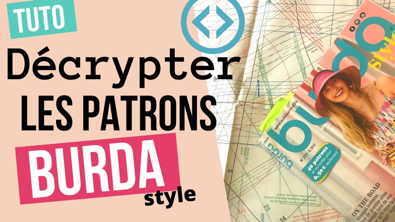 TUTO couture : décrypter un patron Burda style (ou autre magazine couture).