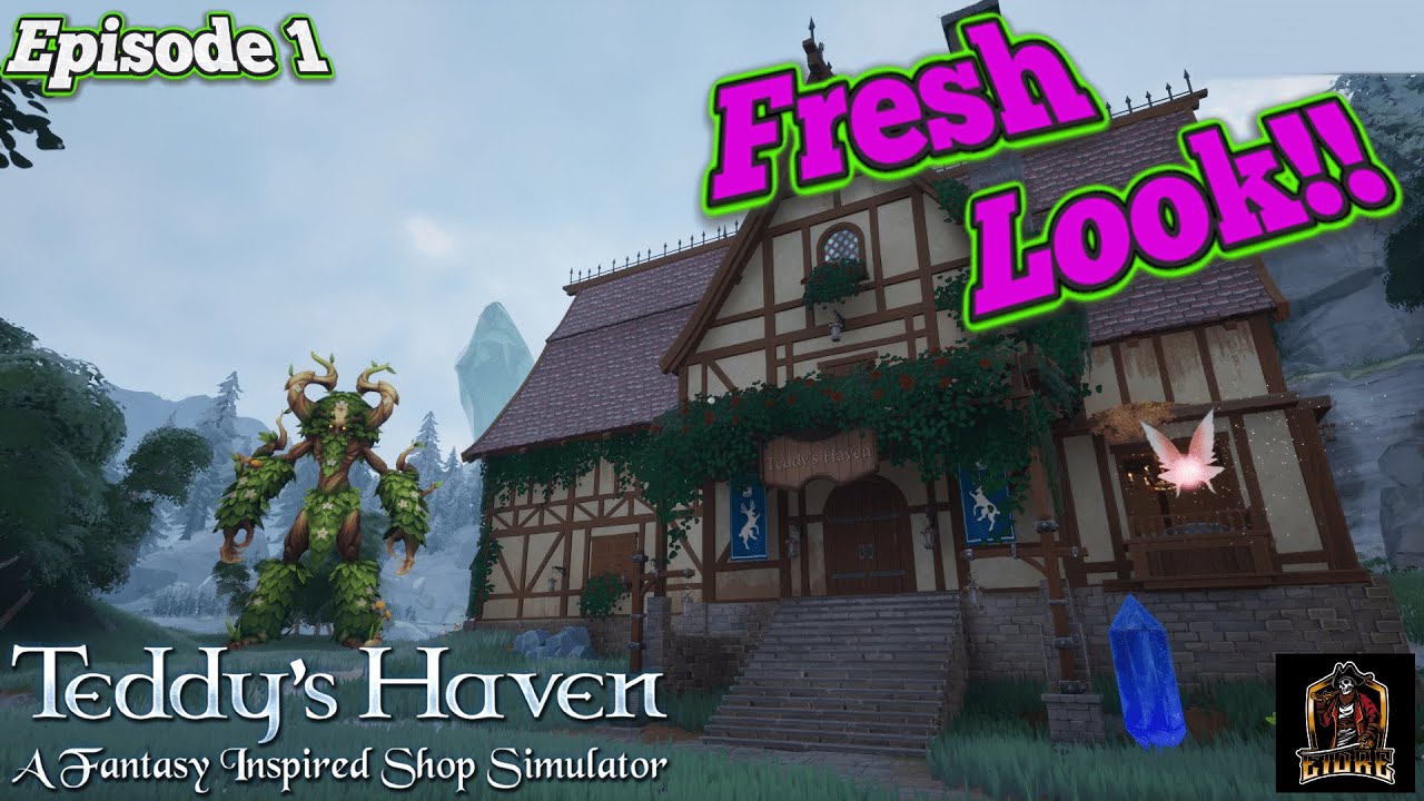 You Have To Check This Game Out And Start Your Very Own Magical Fantasy Shop! | Teddy's Haven Ep1