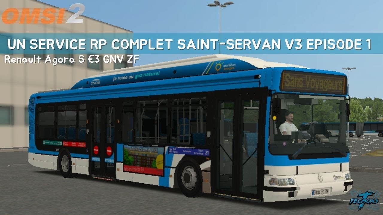Live RP Sur Saint-Servan V3 Episode 1 |  OMSI 2