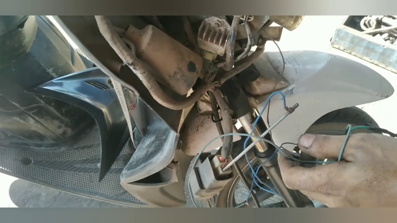 Jalur kabel starter vario 110 atau beat karbu