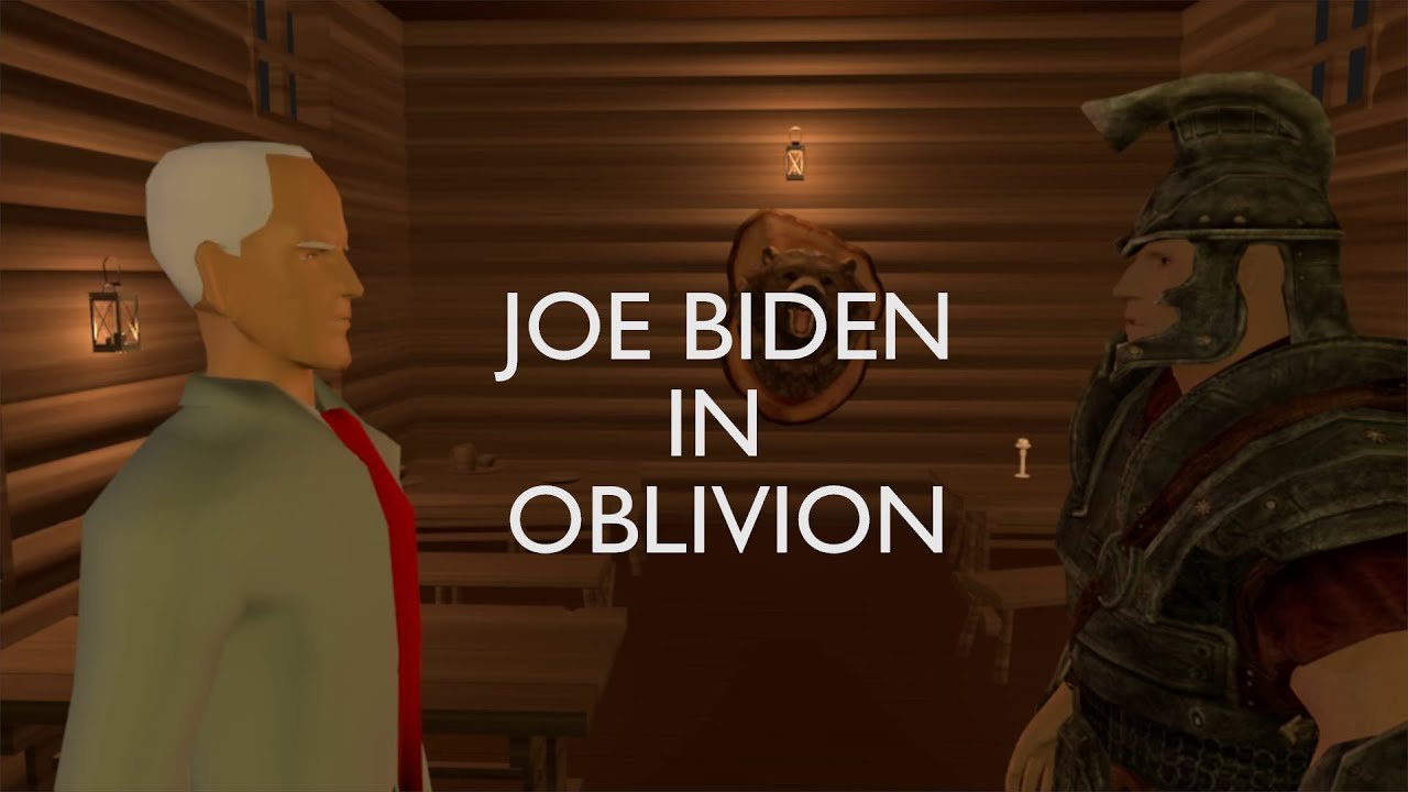 Oblivion NPC Joe Biden