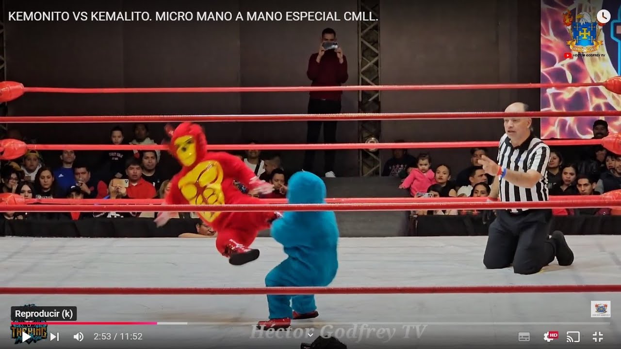 KEMONITO VS KEMALITO. MICRO MANO A MANO ESPECIAL CMLL.