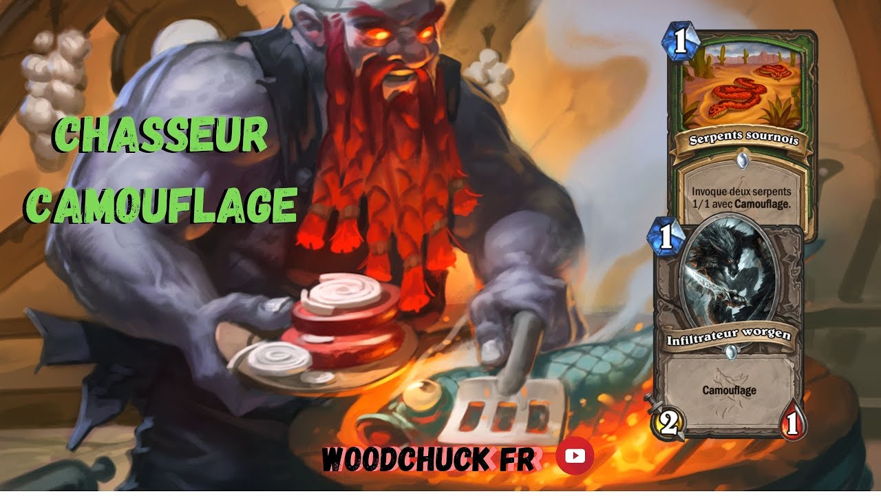 Hearthstone - Chasseur Camouflage - Woodchuck