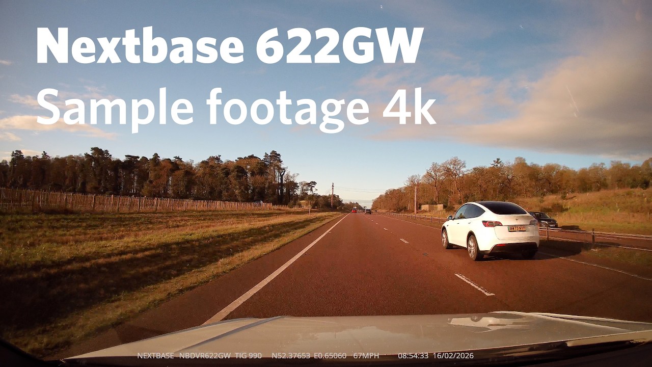 Nextbase 622GW samples – front and rear – 4k original – see description
