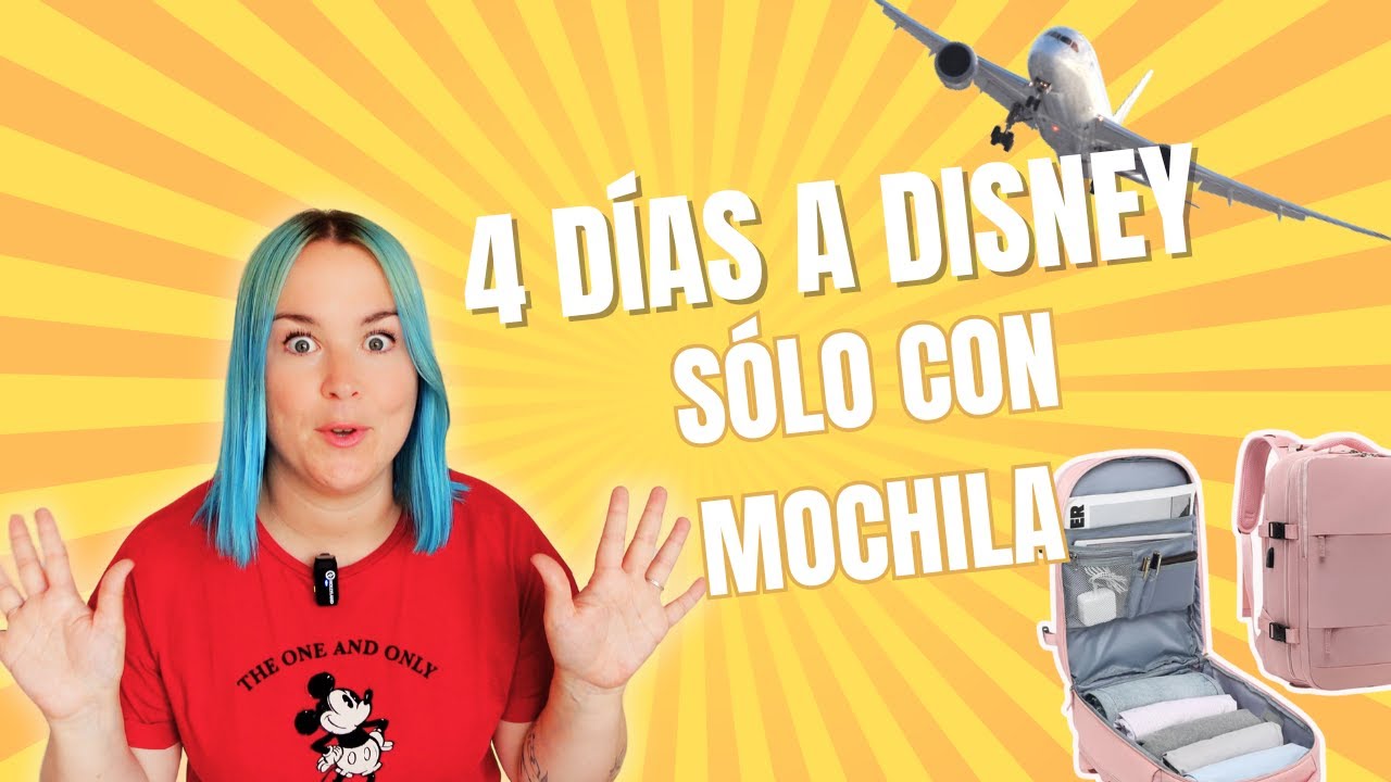 ¿Qué llevar en la mochila de Disneyland París?
