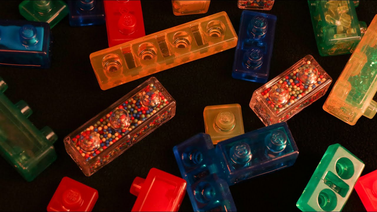 ASMR 30 mins of Playing with Squishy Jelly Blox (No Talking)