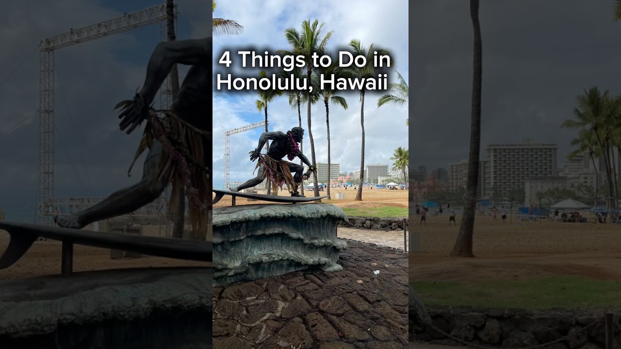 4 things to do in Hawaii, Honolulu 😎🌎 ✈️