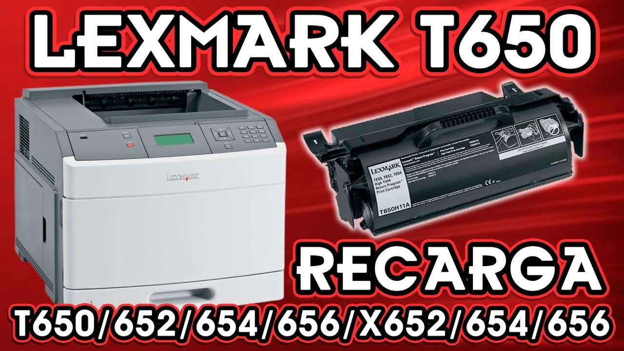 RECARGA │ REFILL TONER LEXMARK SERIE T650