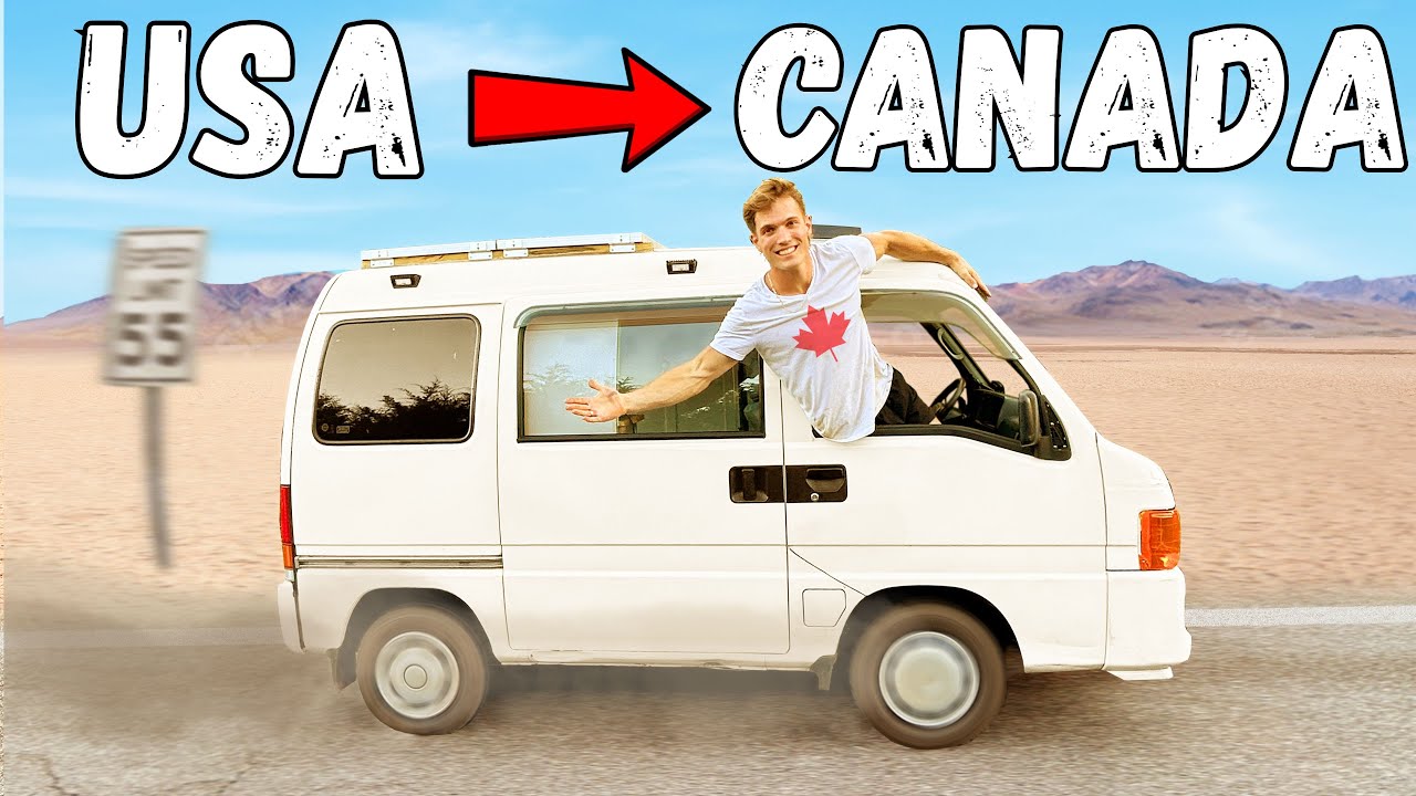 Driving my TINY camper 1,000 miles to Canada