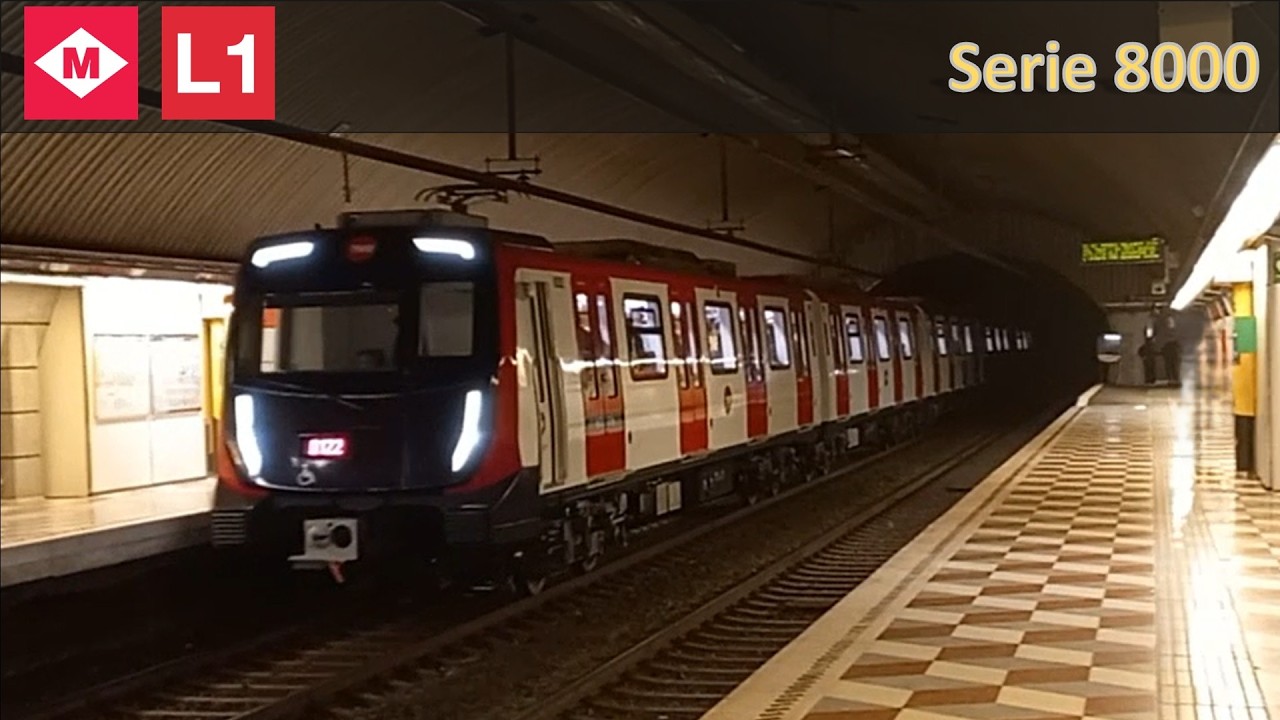 Circulaciones Metro Barcelona serie 8000 L1