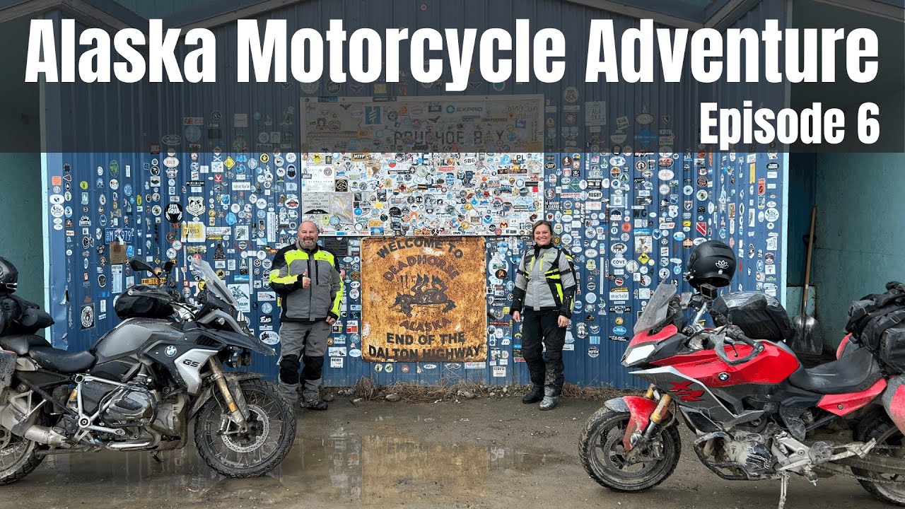 ‌ALASKA MOTORCYCLE ADVENTURE--Episode 6--Prudhoe Bay to Chena Hot Springs
