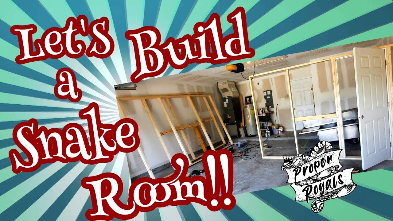 Let's build a snake room!!  From Scratch, Part 1.