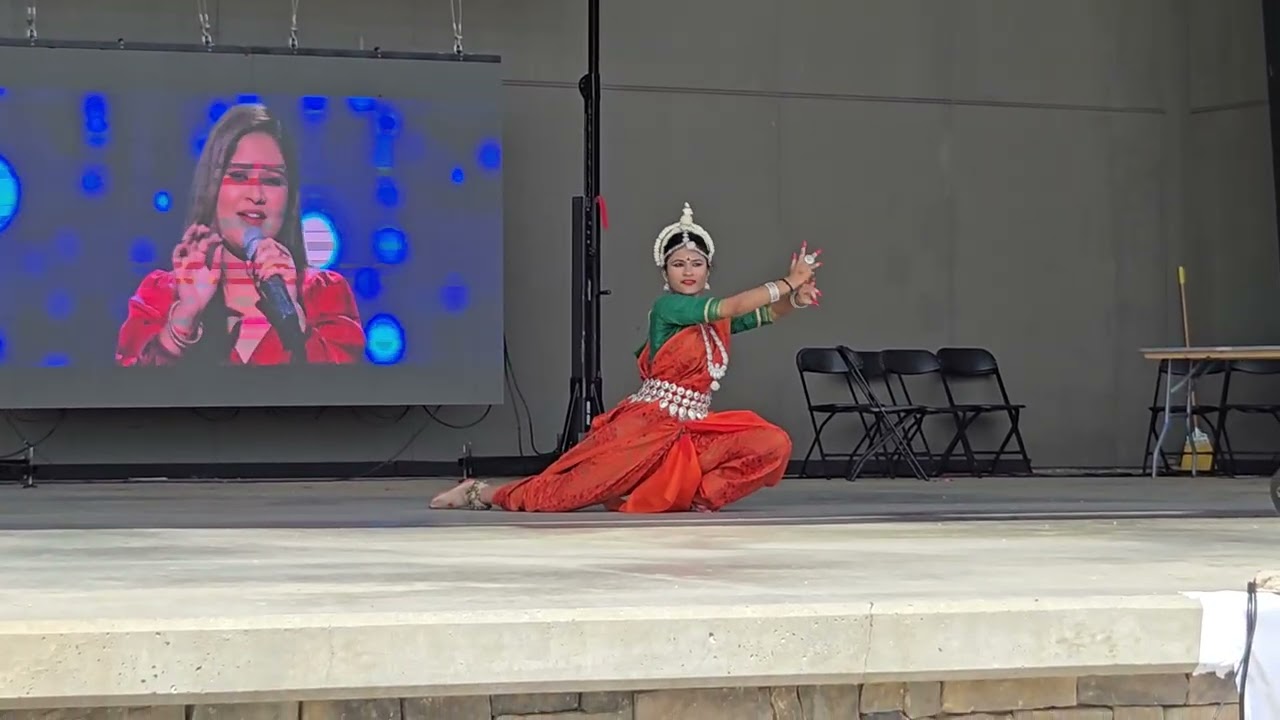 Odissi DasAvatar by Anya Mahakud at Indo American Fair 2025 Mercer County Park